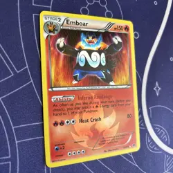 Emboar 100/99 Next Destinies Holo Pokemon 2012 Card TCG - Image 2