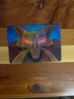 Pokemon Lenticular Alakazam Card - Viz Video Pioneer PIKA-0034D - 3D Promo LP - Image 1