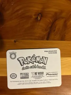 Pokemon Lenticular Alakazam Card - Viz Video Pioneer PIKA-0034D - 3D Promo LP - Image 2