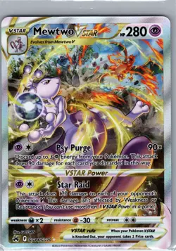 Mewtwo VSTAR GG44/GG70 Crown Zenith: Galarian Gallery - Pokemon Card - NM - Image 1