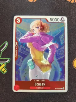 EXACT CARD PICTURED Stussy ST21-006 One Piece TCG Gear 5 EX Deck Eng Foil - Image 1