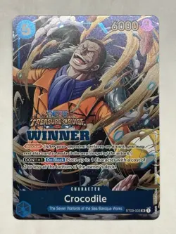 One Piece Crocodile Winner Treasure Cruise Event ST03-003 English Card - Image 1