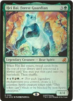 Hei Bai, Forest Guardian M 139 MTG Avatar: The Last Airbender Mythic FOIL - Image 1