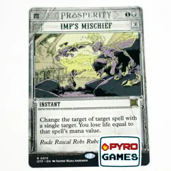 Imp's Mischief - Outlaws of Thunder Junction Breaking News - Rare R 0015 - (V... - Image 1