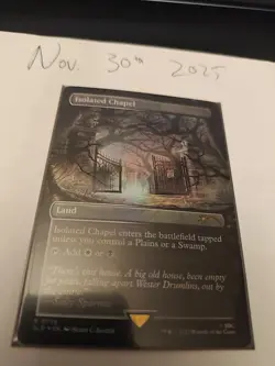 MTG Isolated Chapel Foil Secret Lair Drop 0739 Rare NM - Image 1