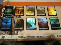 60x Avatar Full Art FOIL lands MTG NM/M See Below For Specs - Image 1