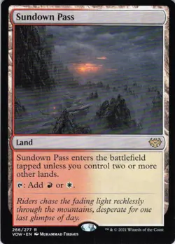 MTG Sundown Pass (266) | NM | Innistrad: Crimson Vow {VOW} - Image 1