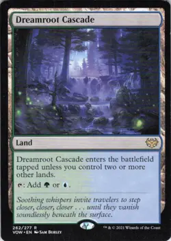 MTG Dreamroot Cascade (262) | NM | Innistrad: Crimson Vow {VOW} - Image 1