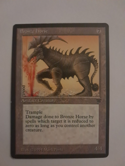 Bronze Horse MP English Legends MTG Magic the Gathering - Image 1