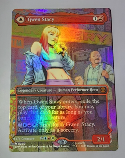 Gwen Stacy (0202) (Borderless) Marvel's Spider-Man Foil - Image 1