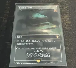 Balin's Tomb - Ancient Tomb (Surge Foil) Commander: the Lord of the Rings: Foil - Image 4
