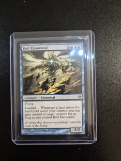 Roil Elemental - Zendikar - MTG Rare - Landfall Control - NM - Image 1
