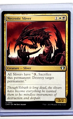 2023 MTG Magic the Gathering Commander Masters CMM #932 Necrotic Sliver - Image 1