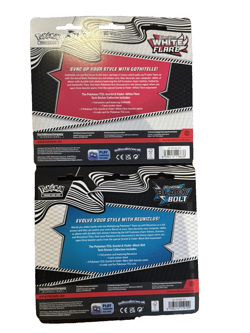 Pokemon Black Bolt and White Flare Tech Sticker Collection set - Image 3