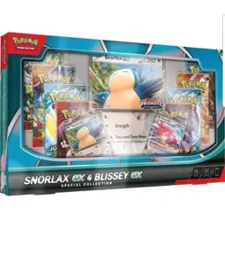 Pokemon Snorlax Ex & Blissey Ex Special Collection Box! Walmart Exclusive, 8Pks - Image 1