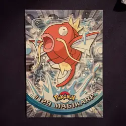 Topps Pokemon Magikarp 129 Series 3 Blue Logo Non Holo TV Animation Edition - Image 1