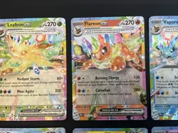 Pokemon | Eeveelution ex Complete Set of 9 | Prismatic Evolutions | English | NM - Image 3