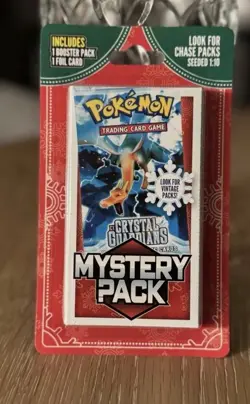 Pokemon Mystery Pack Sealed Seeded 1:10 Crystal Guardians - Image 1