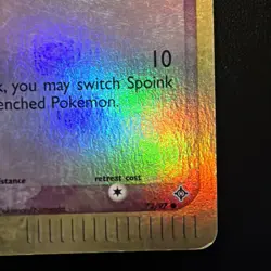 Spoink - Ex Dragon 73/97 2003 - E Reader - Pokemon TCG - Image 4