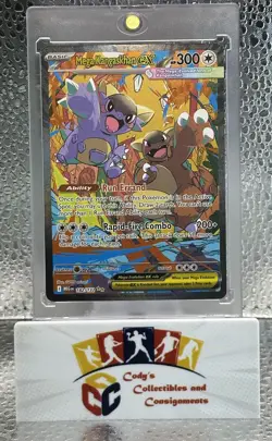Mega Kangaskhan ex 182/132 Secret Illustration Rare Pokemon TCG Mega Evolutions - Image 1