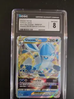 Pokemon TCG Glaceon VSTAR Graded Slabs Collection 8 NM-MINT, CGC - Image 1