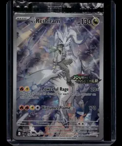 Pokemon TCG N's Reshiram 167/159 Journey Together Stamped Promo Sealed NM - Image 1