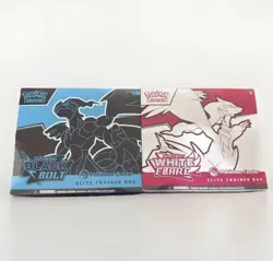 Pokemon TCG Black Bolt & White Flare Bundle - Pokemon Center ETB - New & Sealed - Image 1