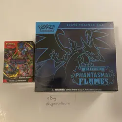 Pokemon TCG PHANTASMAL FLAMES Elite Trainer Box ETB AND Booster Bundle - Sealed - Image 1