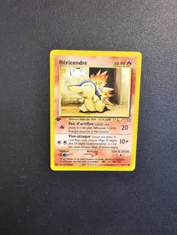 Carte Pokemon Hericendre 57/111 Edition 1 Genesis Wizards FR Exc - Image 1