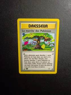 Carte La marche des Pokemon 102/111 Edition 1 Neo Genesis Wizards FR - Image 1