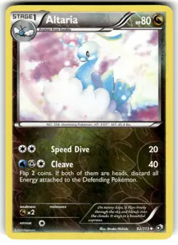 Altaria 92/113 Legendary Treasures Pokemon TCG Reverse Holo Uncommon 2013 NM - Image 1