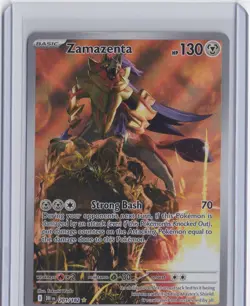 Zamazenta - 201/182 Destined Rivals Illustration Rare Pokemon - NM/MINT - Image 1