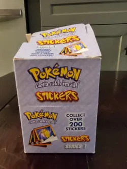 1999 Pokemon ArtBox Stickers Series 30 Packs Sealed | Box Not Sealed /Damage - Image 1