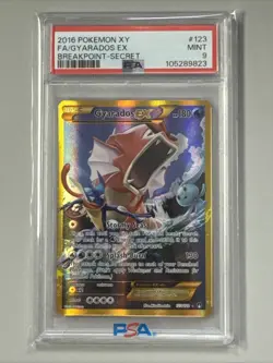 Pokemon XY Breakpoint Gyarados EX Secret 123/122 Psa 9 - Image 1