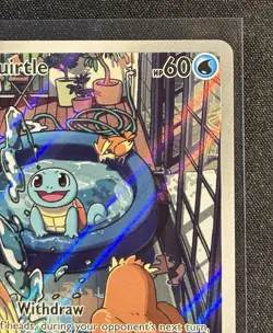 Squirtle 148/142 - Illustration Rare Stellar Crown Pokemon TCG 2024 - NM Card - Image 4