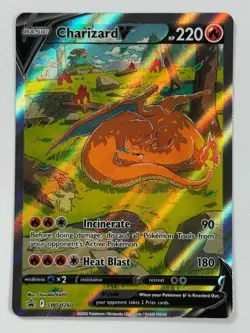 Pokemon Cards Charizard V SWSH260 Sword & Shield Promo Holo Rare - Image 1
