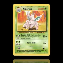 Nidorino 37/102 Base Set Pokemon EXC BUY 2 CARDS GET 1 FREE!! - Image 1