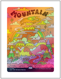 1x Mountain 1948, Foil, Flower Power Secret Lair Drop, Magic, MTG NM - Image 1