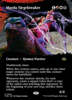 1 x Mardu Siegebreaker - Borderless - Tarkir: Dragonstorm - NM-Mint - MTG - Image 1
