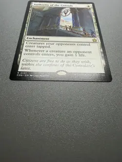 MTG Foundations Authority of the Consuls R 0137 Rare NM Regular FDN - Image 2