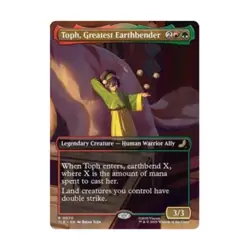 WOTC Avatar: The Last Airbender: Etern Toph, Greatest Earthbender (Borderl NM - Image 1