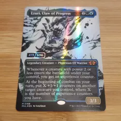 1x Ezuri, Claw of Progress, Serialized 413/500, Multiverse Legends, Magic MTG NM - Image 1