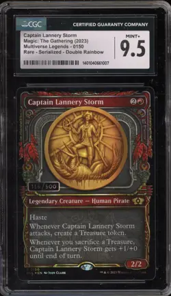 Magic MTG Captain Lannery Storm Multiverse Serialized #138/500 #0150 CGC 9.5 - Image 1