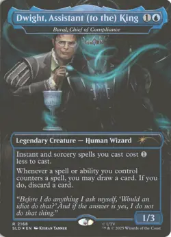 MTG Dwight, Assistant (to the) King (2168) *Non-Foil* Secret Lair: Dwight Office - Image 1
