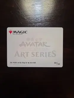 MTG Last Airbender-Art Series: The Walls of Ba Sing Se(Gold Planeswalker Symbol) - Image 2
