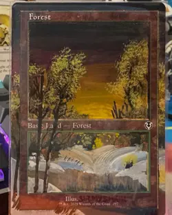 MTG Forest ALTER Full Art Replacement w/ Floating Border Set 2 (by SirMyshkin) - Image 2