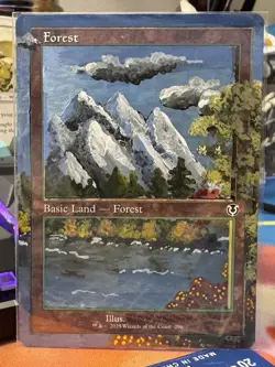MTG Forest ALTER - Full Art Replacement W/ Floating Border (by Sir Myshkin) - Image 2