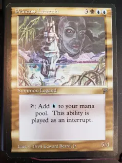 Legends - MTG - Princess Lucrezia - Magic - uncommon - EX/NM - Unplayed - Magic - Image 1