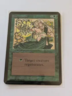 WOTC MTG Vintage Alpha Edition Regeneration (NM) CCG Magic the Gathering - Image 1