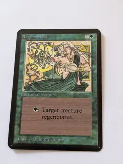 WOTC MTG Vintage Alpha Edition Regeneration (NM) CCG Magic the Gathering - Image 2